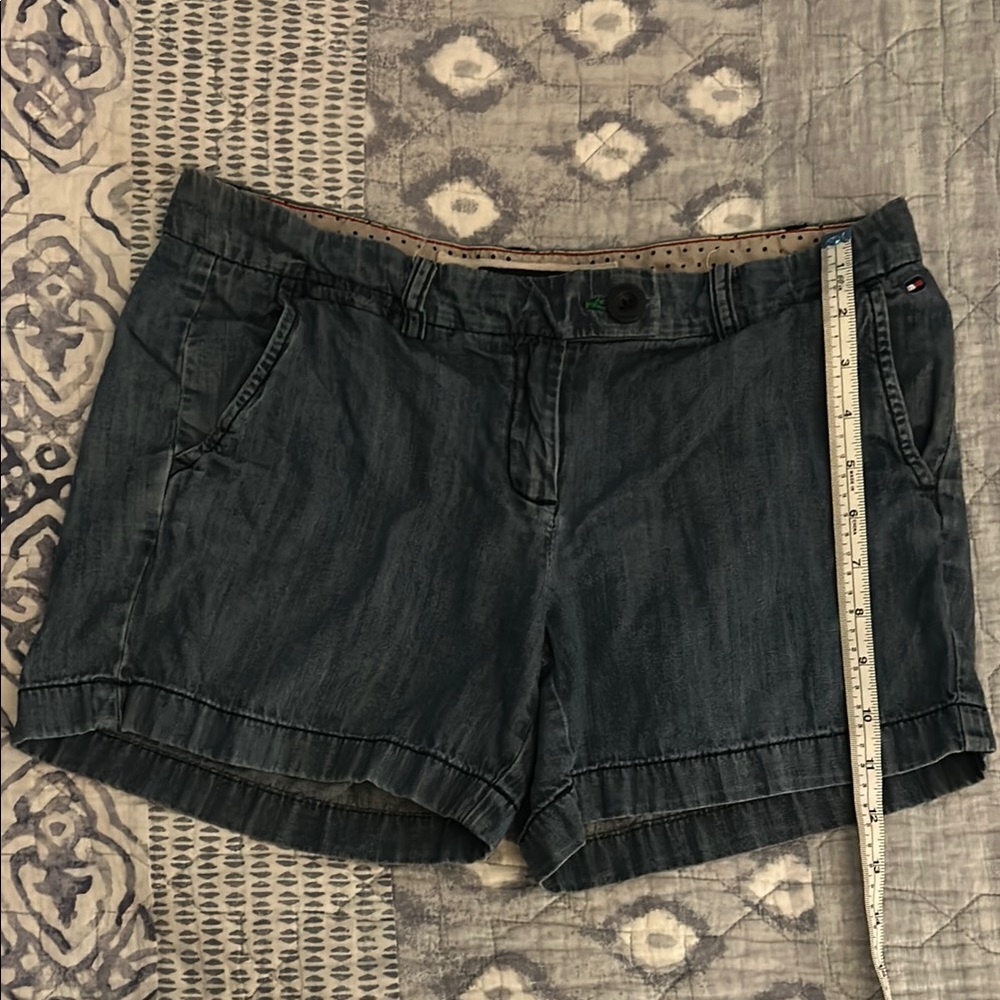 Women's Black Denim Shorts